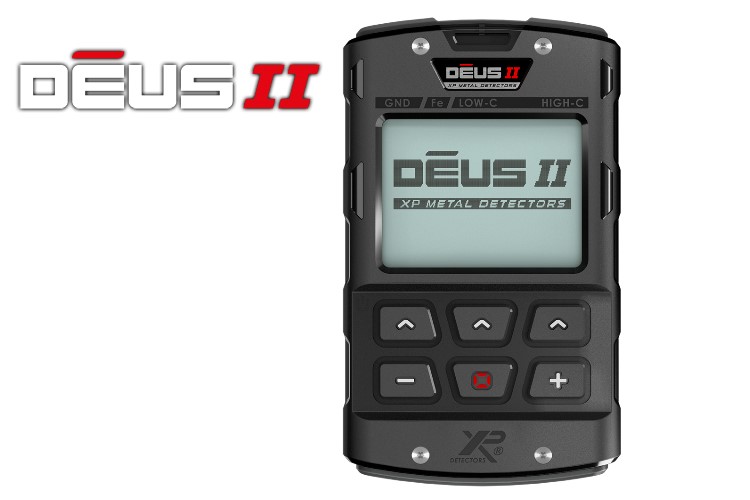 Metalldetektor XP DEUS II 28cm Spule mit Funkkopfh&ouml;rer WSA2 & MI-6 Pinpointer