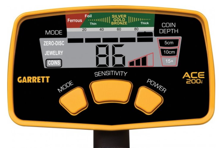 Garrett ACE 200i+ Metalldetektor mit Gratiszugabe Kopfhörer